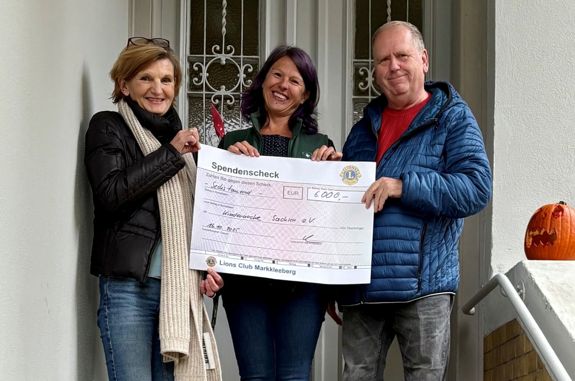 Spendenübergabe
